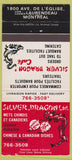 Matchbook Cover - Silver Dragon Cafe Chinese Montreal QC 30 Strike