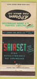 Matchbook Cover - AP Green Fire Brick 30 Strike