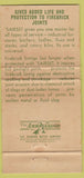 Matchbook Cover - AP Green Fire Brick 30 Strike