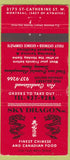 Matchbook Cover - Sky Dragon Inc Chinese Restaurant Montreal QC 30 Strike