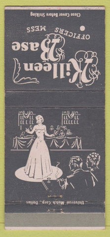 Matchbook Cover - Killeen Base Officers Mess girlie 30 Strike