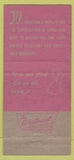 Matchbook Cover - Killeen Base Officers Mess girlie 30 Strike