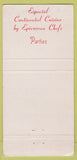 Matchbook Cover Molin Rouge Nino's New York City Palm Beach FL girlie 30 Strike