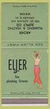 Matchbook Cover - Eljer Plumbing Fixtures Chicago IL 30 Strike