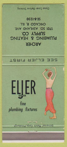 Matchbook Cover - Eljer Plumbing Fixtures Chicago IL 30 Strike