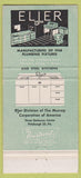 Matchbook Cover - Eljer Plumbing Fixtures Chicago IL 30 Strike