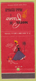 Matchbook Cover - Motel Fresno girlie CA 30 Stick