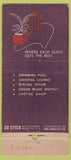 Matchbook Cover - Motel Fresno girlie CA 30 Stick