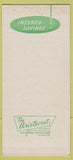 Matchbook Cover - Home Unity Savings Loan Philadelphia PA SAMPLE 30 Strike