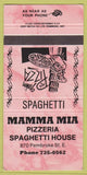 Matchbook Cover - Mamma Mia Pizza Canada 30 Strike