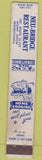 Matchbook Cover - Neu Bridge Restaurant Mount Union PA girlie 10 Strike