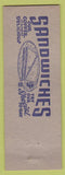 Matchbook Cover - Art's Restaurant Frederick MD hillbilly