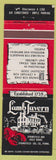 Matchbook Cover - Lamb Tavern Springfield PA lobster