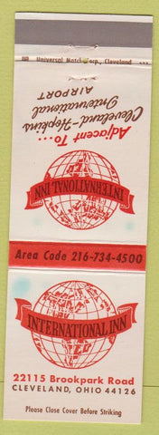 Matchbook Cover - International Inn Cleveland OH