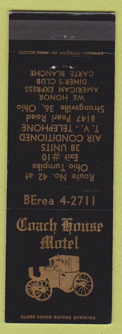 Matchbook Cover - Coach House Motel Strongsville OH
