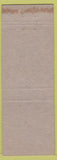 Matchbook Cover - Travelers Hotel East Liverpool OH