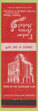 Matchbook Cover - Tudor Arms Hotel Cleveland OH