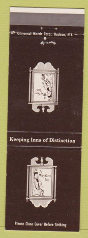 Matchbook Cover - Wayfarer Inns Rhinebeck Johnstown Poughkeepsie NY