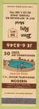 Matchbook Cover - Ban Rey Motel Toledo OH
