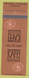 Matchbook Cover - Cafe Sausalito Tapas Bar Cleveland OH