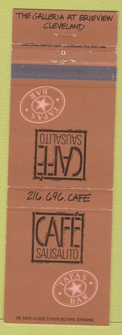 Matchbook Cover - Cafe Sausalito Tapas Bar Cleveland OH