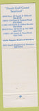 Matchbook Cover - Pappas Houston TX seafood