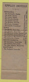 Matchbook Cover - The Elms Excelsior Springs MO