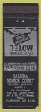 Matchbook Cover - Saluda Motor Court VA