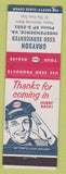 Matchbook Cover - Grayson Esso oil gas Independence VA