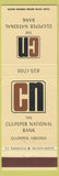 Matchbook Cover - Culpeper National Bank VA
