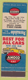 Matchbook Cover - Amoco oil gas  Emporia VA diner