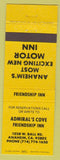 Matchbook Cover - Admiral's Cove Anaheim CA yellow