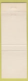 Matchbook Cover - Admiral's Cove Anaheim CA green