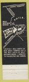 Matchbook Cover - Bo Bet Motel Mount Ephraim NJ