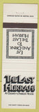 Matchbook Cover - Last Hurrah Dunfey's Parker House Cape Cod MA