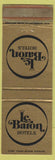 Matchbook Cover - Le Baron Hotel San Diego CA