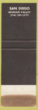 Matchbook Cover - Le Baron Hotel San Diego CA