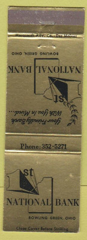 Matchbook Cover - 1st National Bank Bowling Green OH