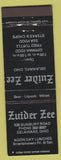 Matchbook Cover - Zuider Zee Delaware OH