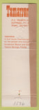 Matchbook Cover - Tamarron Durango Colorado PRINTING ERROR ON BACK