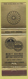 Matchbook Cover - Merit Savings and Loan Los Angeles CA