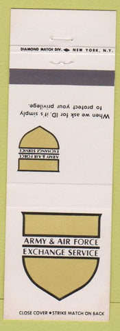 Matchbook Cover - Army & Air Force Exchange Service