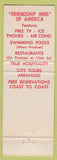 Matchbook Cover - Farm De Ville Motel Knotts Berry Farm Buena Park CA