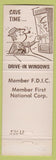 Matchbook Cover - Valley National Bank Appleton WI