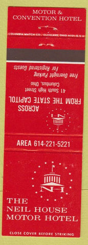 Matchbook Cover - Neil House Motor Hotel Columbus OH
