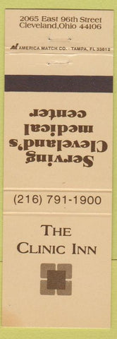 Matchbook Cover - Clinic Inn Cleveland OH