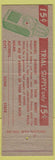 Matchbook Cover - Whisk Away Dandruff Red Arrow Labs Waco TX