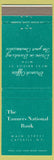 Matchbook Cover - Tanners National Bank Catskill NY