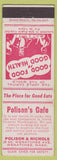 Matchbook Cover - Polison's Cafe Wenatchee WA