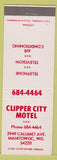 Matchbook Cover - Clipper City Motel Manitowoc WI